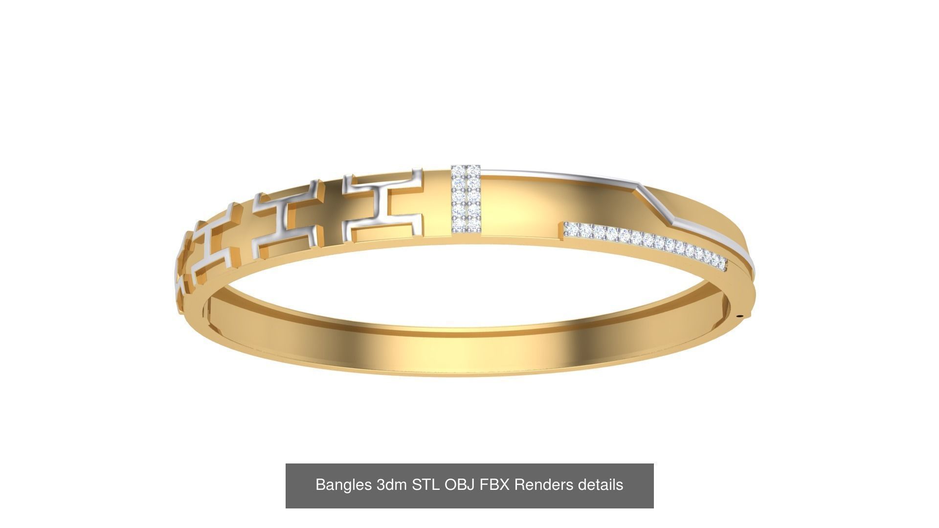 47 Bangles 3dm STL OBJ FBX Renders details Collection _25