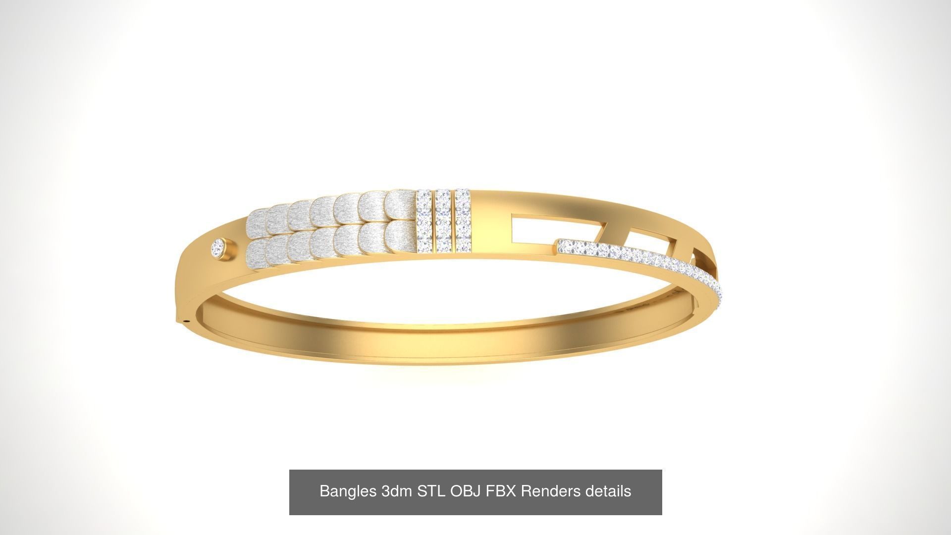 47 Bangles 3dm STL OBJ FBX Renders details Collection _46