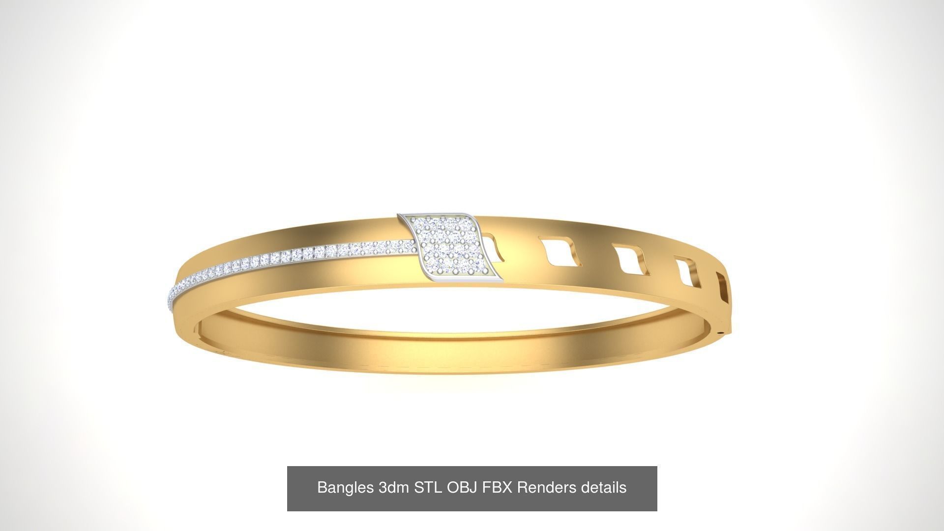 47 Bangles 3dm STL OBJ FBX Renders details Collection _38