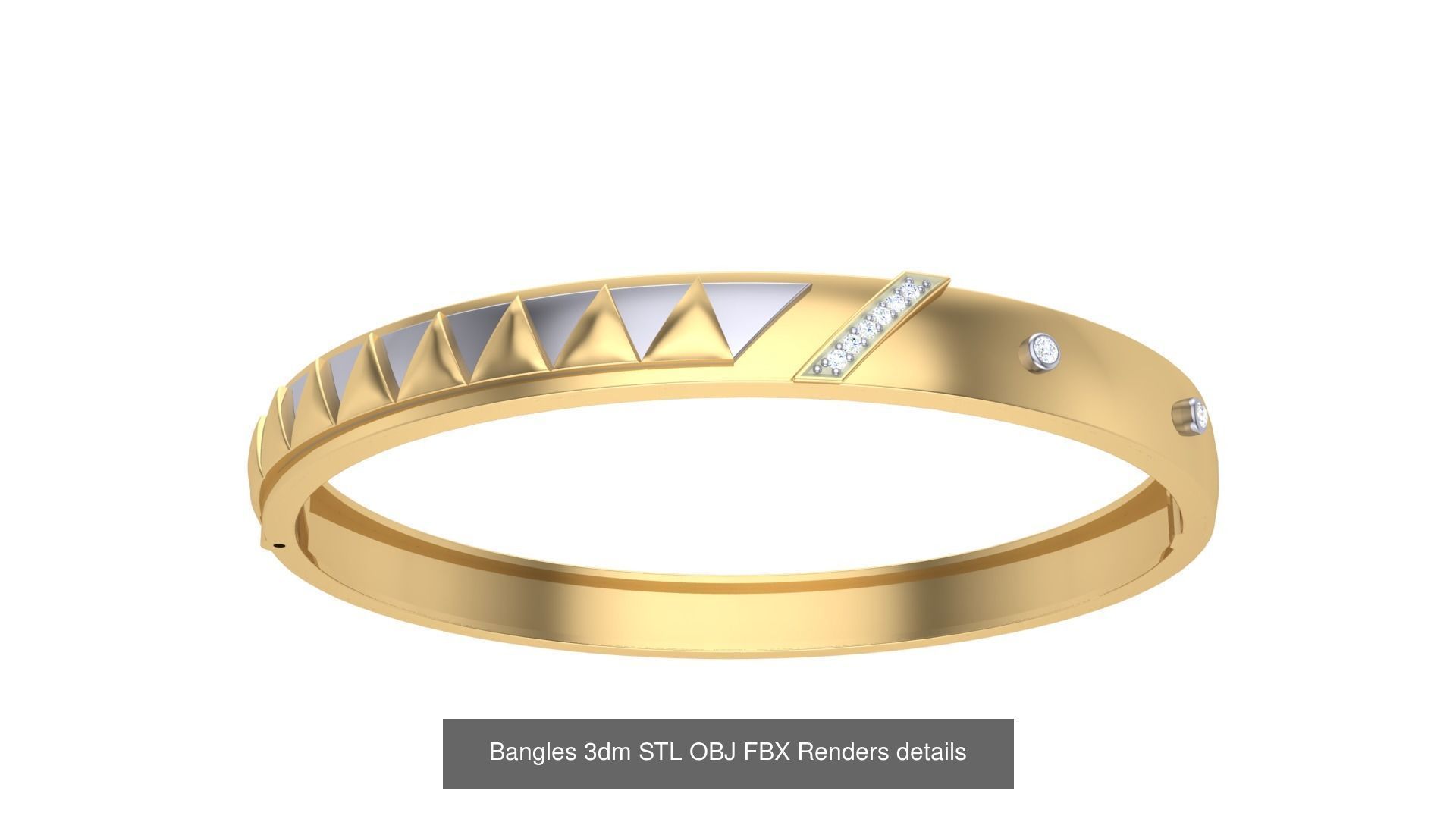 47 Bangles 3dm STL OBJ FBX Renders details Collection _5