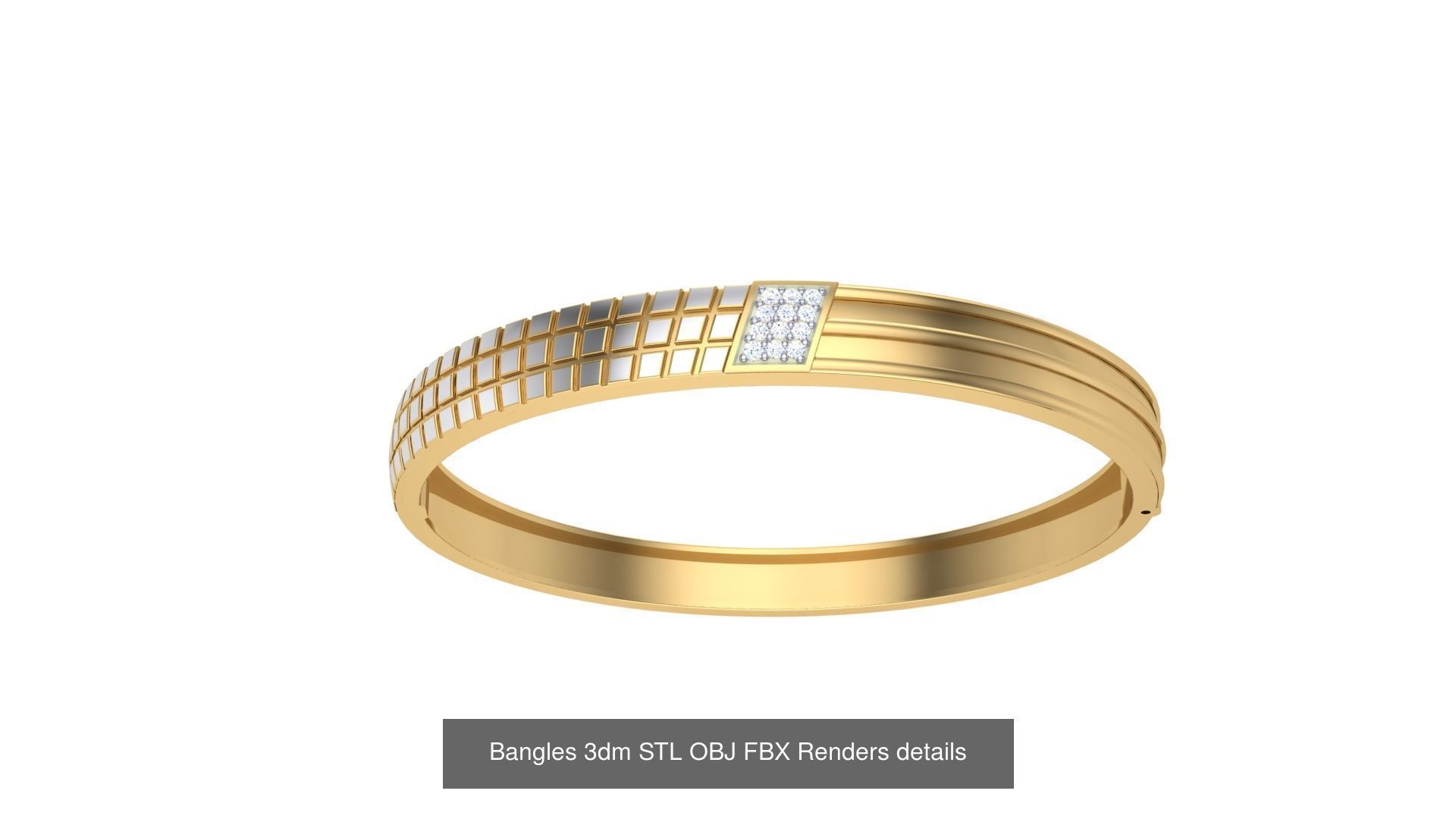 47 Bangles 3dm STL OBJ FBX Renders details Collection _18
