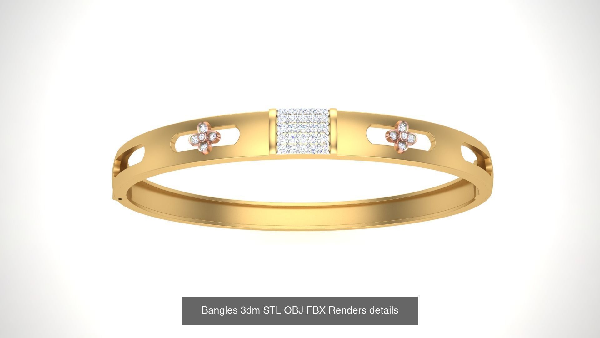 47 Bangles 3dm STL OBJ FBX Renders details Collection _28