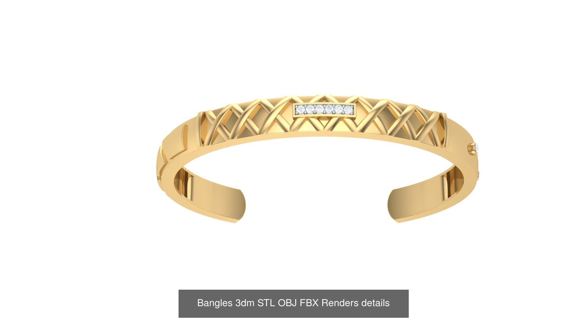 47 Bangles 3dm STL OBJ FBX Renders details Collection _8