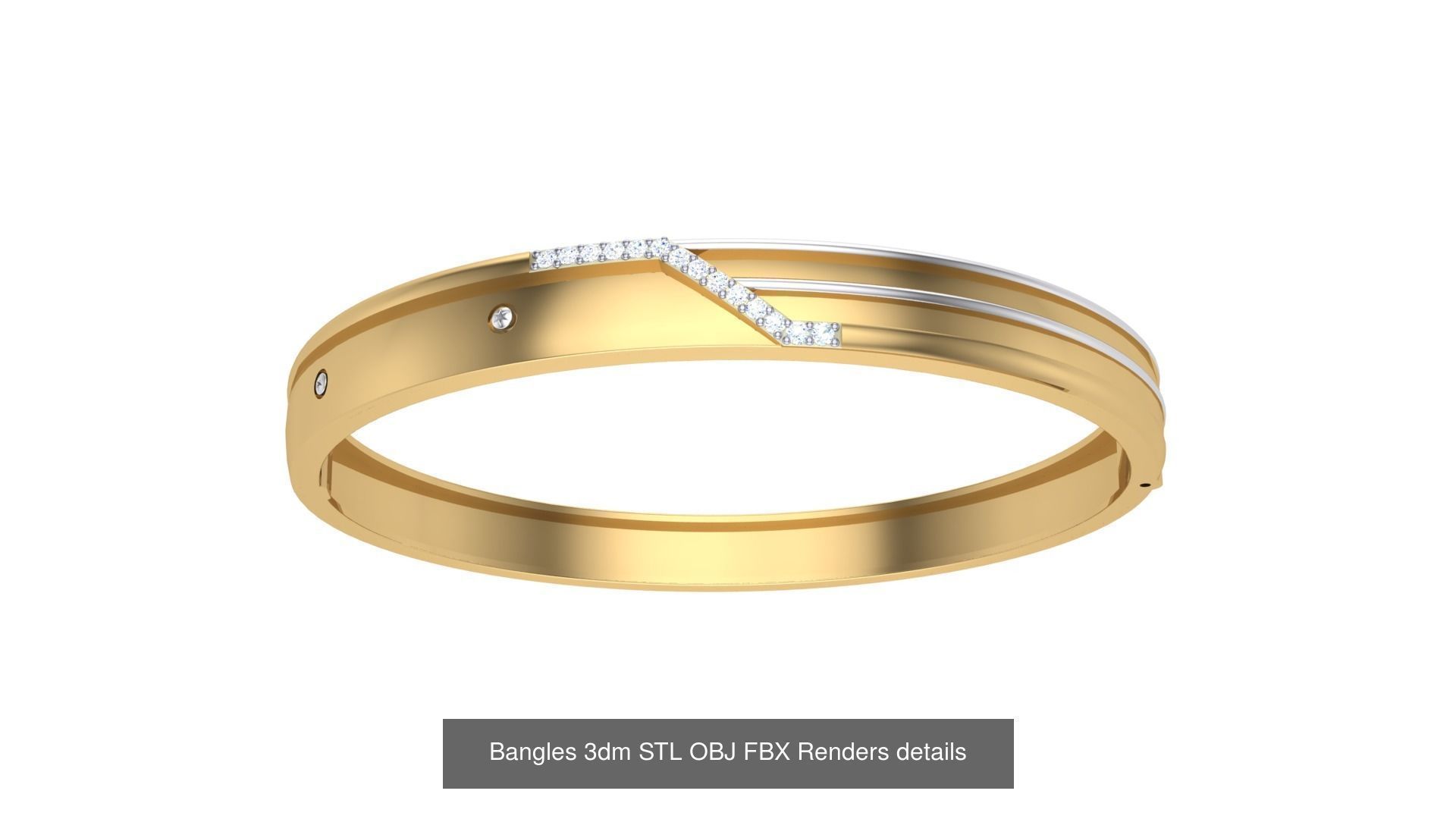 47 Bangles 3dm STL OBJ FBX Renders details Collection _22