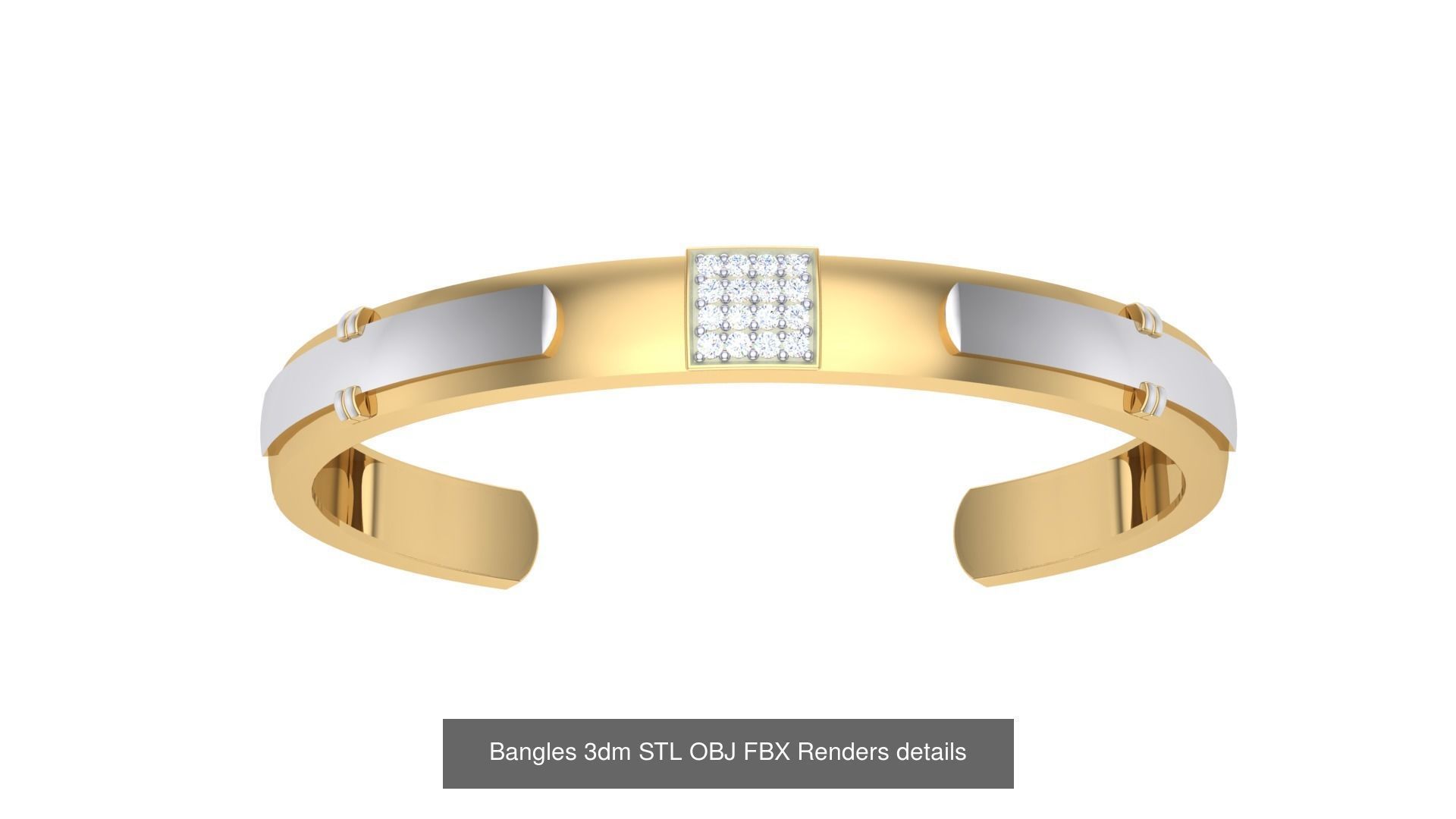 47 Bangles 3dm STL OBJ FBX Renders details Collection _9