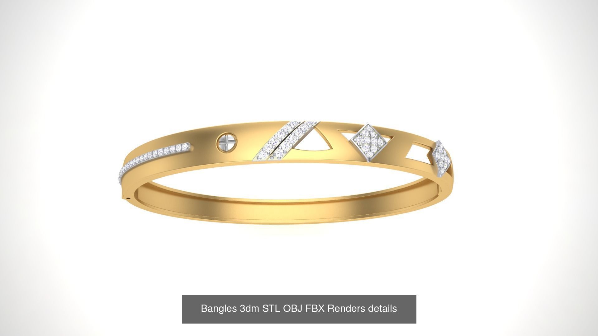 47 Bangles 3dm STL OBJ FBX Renders details Collection _50
