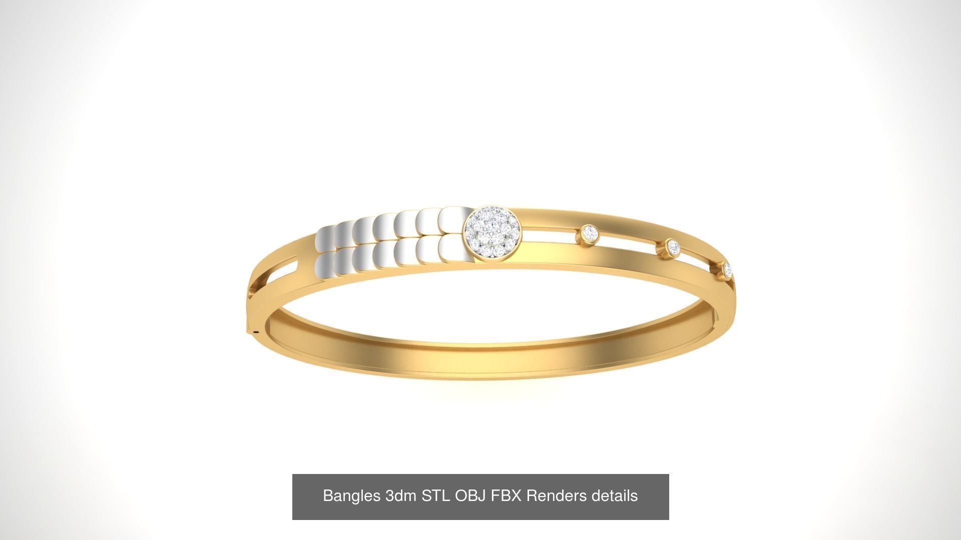 47 Bangles 3dm STL OBJ FBX Renders details Collection _45