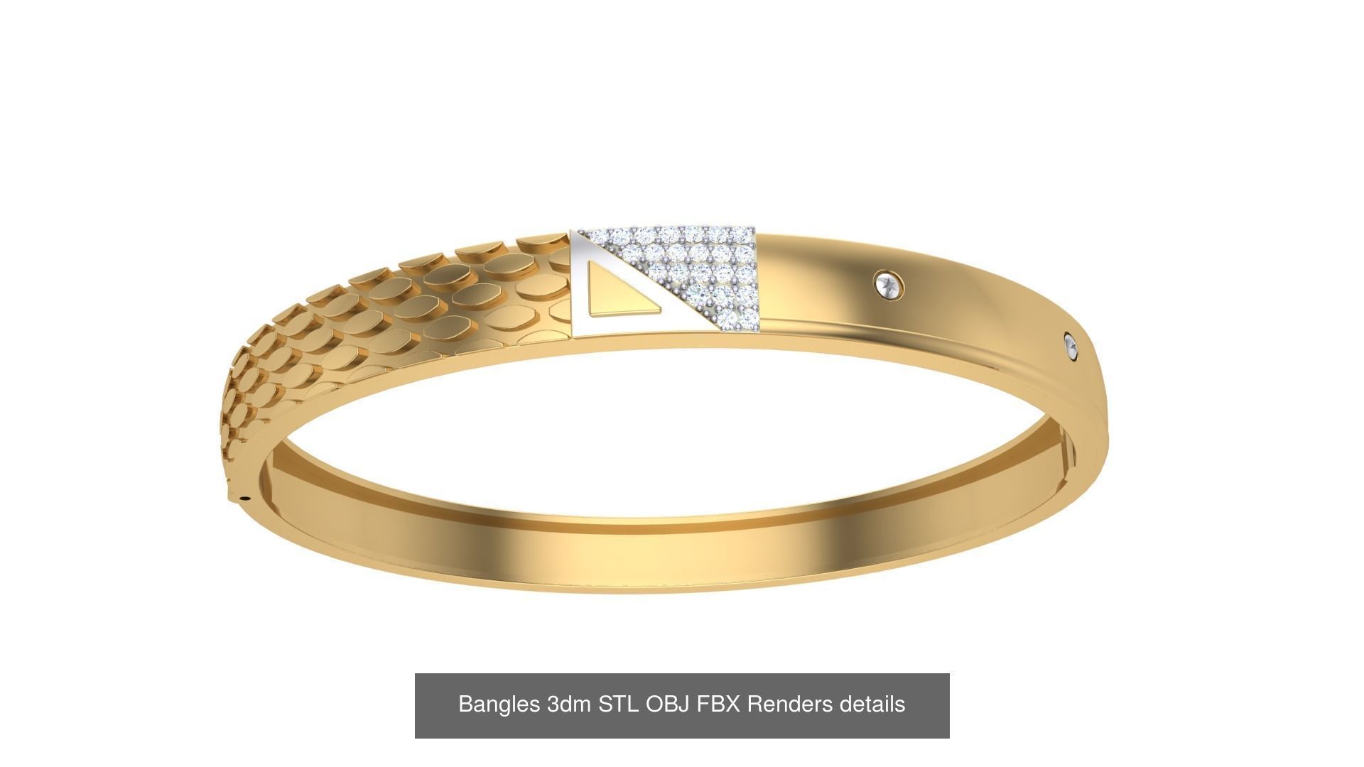47 Bangles 3dm STL OBJ FBX Renders details Collection _26