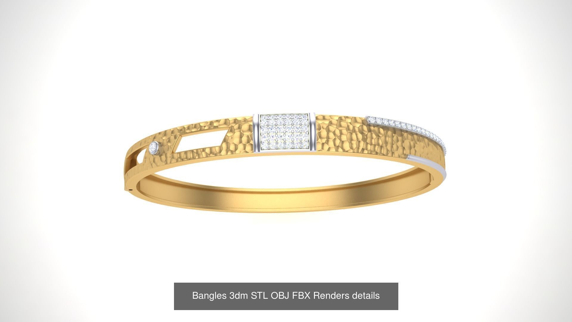 47 Bangles 3dm STL OBJ FBX Renders details Collection _41