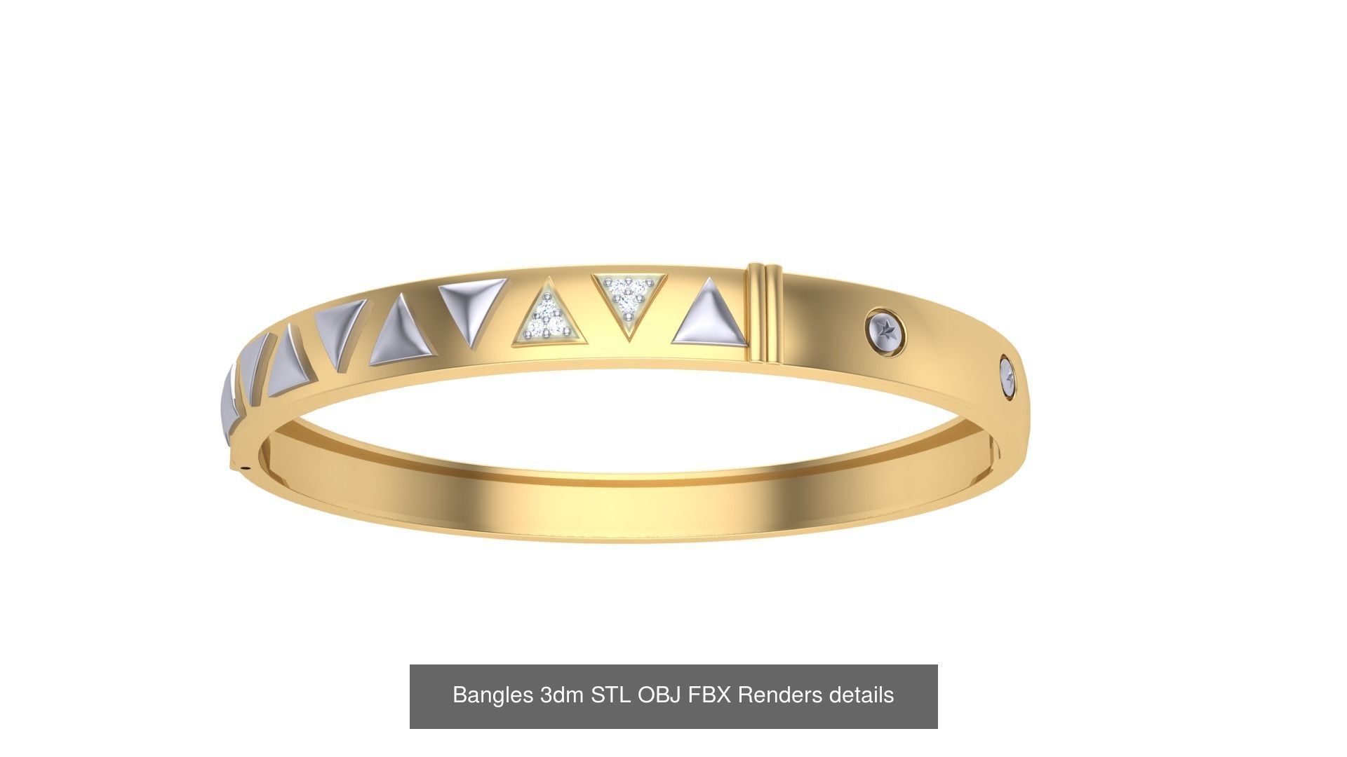 47 Bangles 3dm STL OBJ FBX Renders details Collection _16