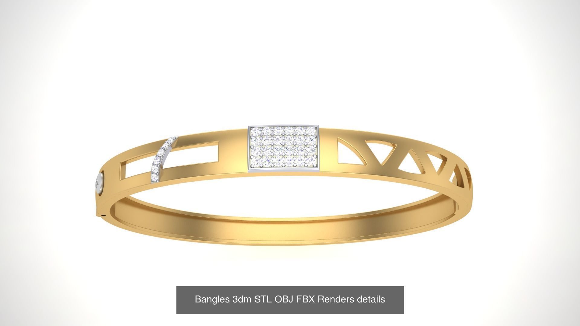 47 Bangles 3dm STL OBJ FBX Renders details Collection _42
