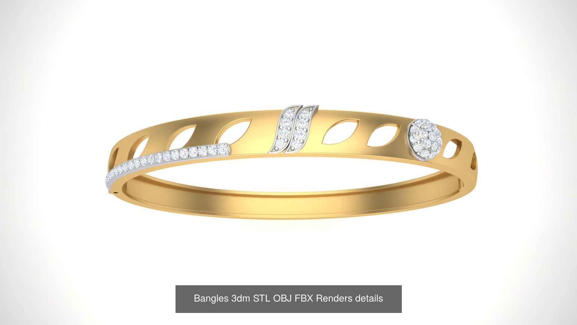 47 Bangles 3dm STL OBJ FBX Renders details Collection _37