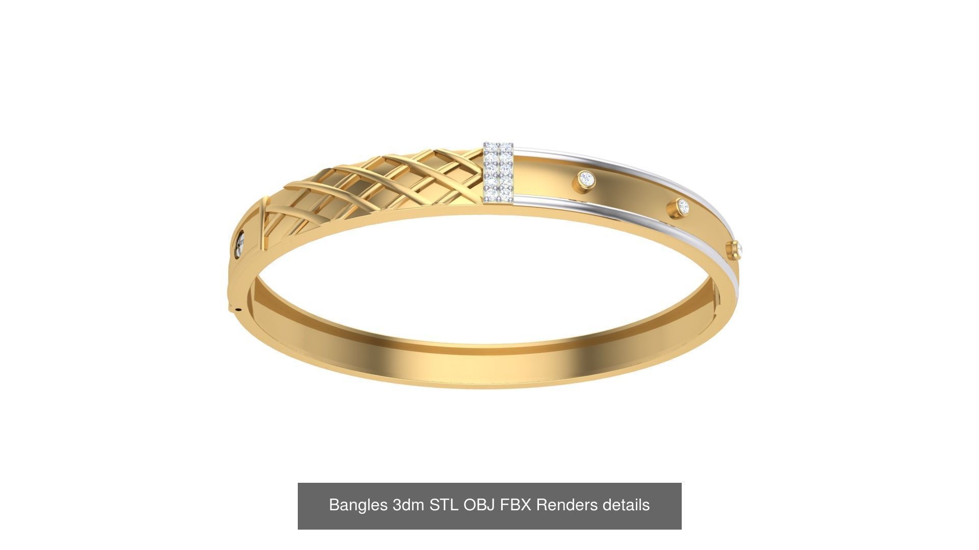 47 Bangles 3dm STL OBJ FBX Renders details Collection _21