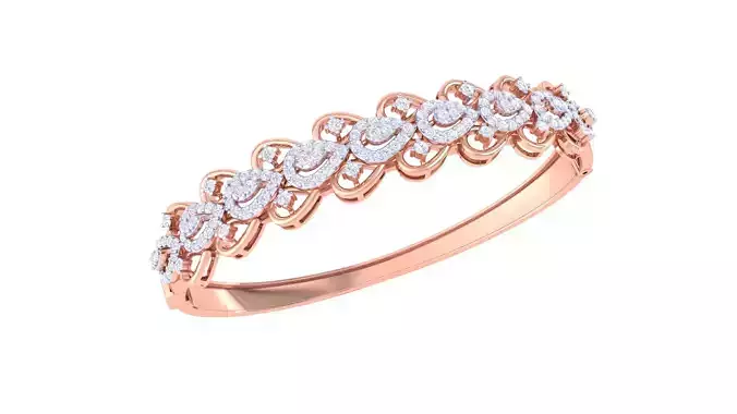 Women Bangles 3dm STL OBJ FBX Renders details