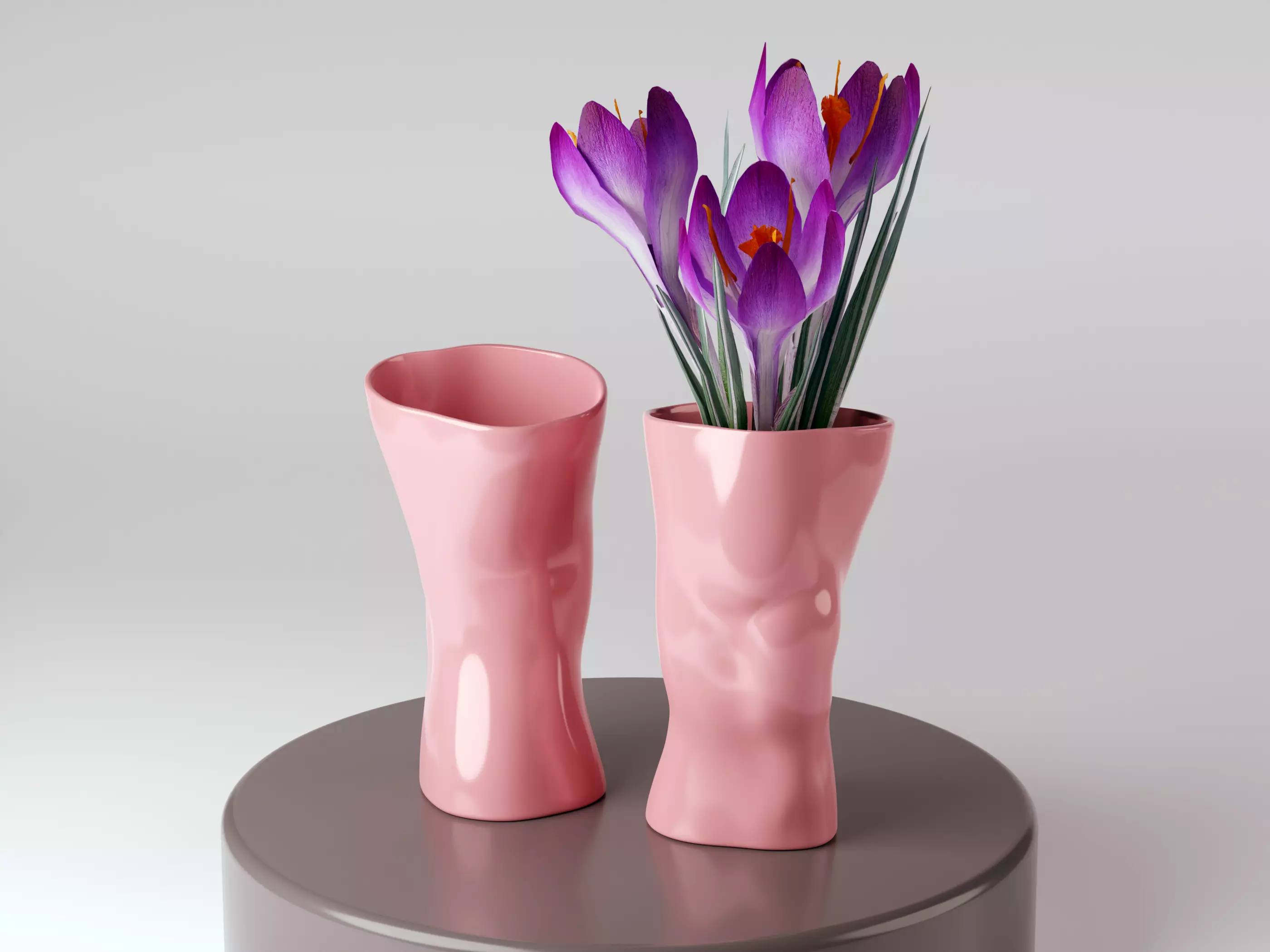 Kneed vase 3D print 3D print model_0