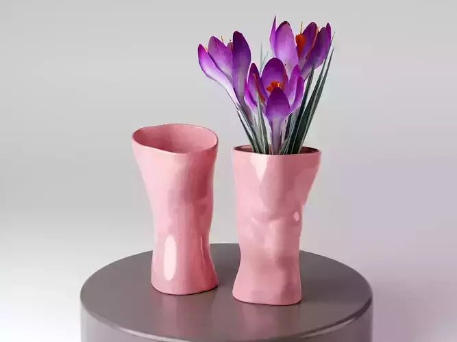 Kneed vase 3D print