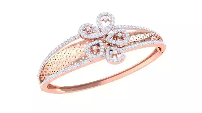 Women Bangles 3dm STL OBJ FBX Renders details