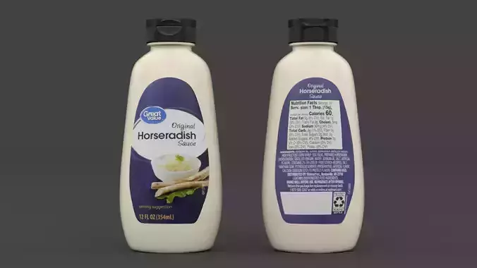 Horseradish Sauce 3D model