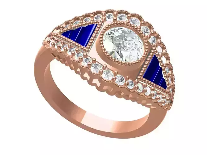 Antique Vintage Engagement ring For Men