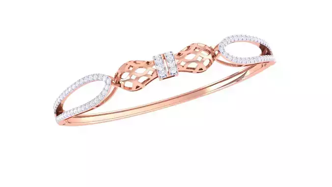 Women Bangles 3dm STL OBJ FBX Renders details 3D print model