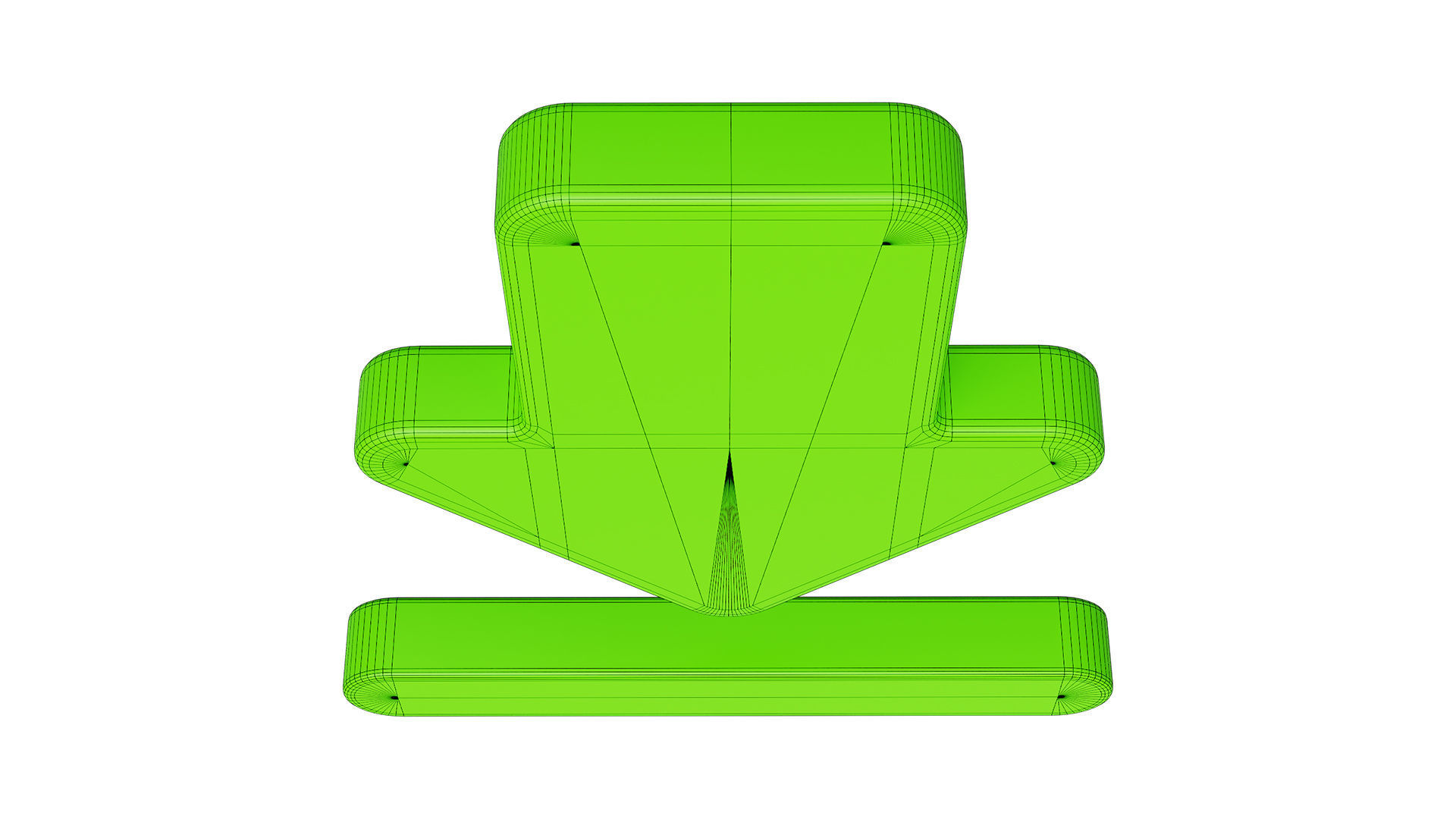 Download symbol arrow Low-poly 3D model_7