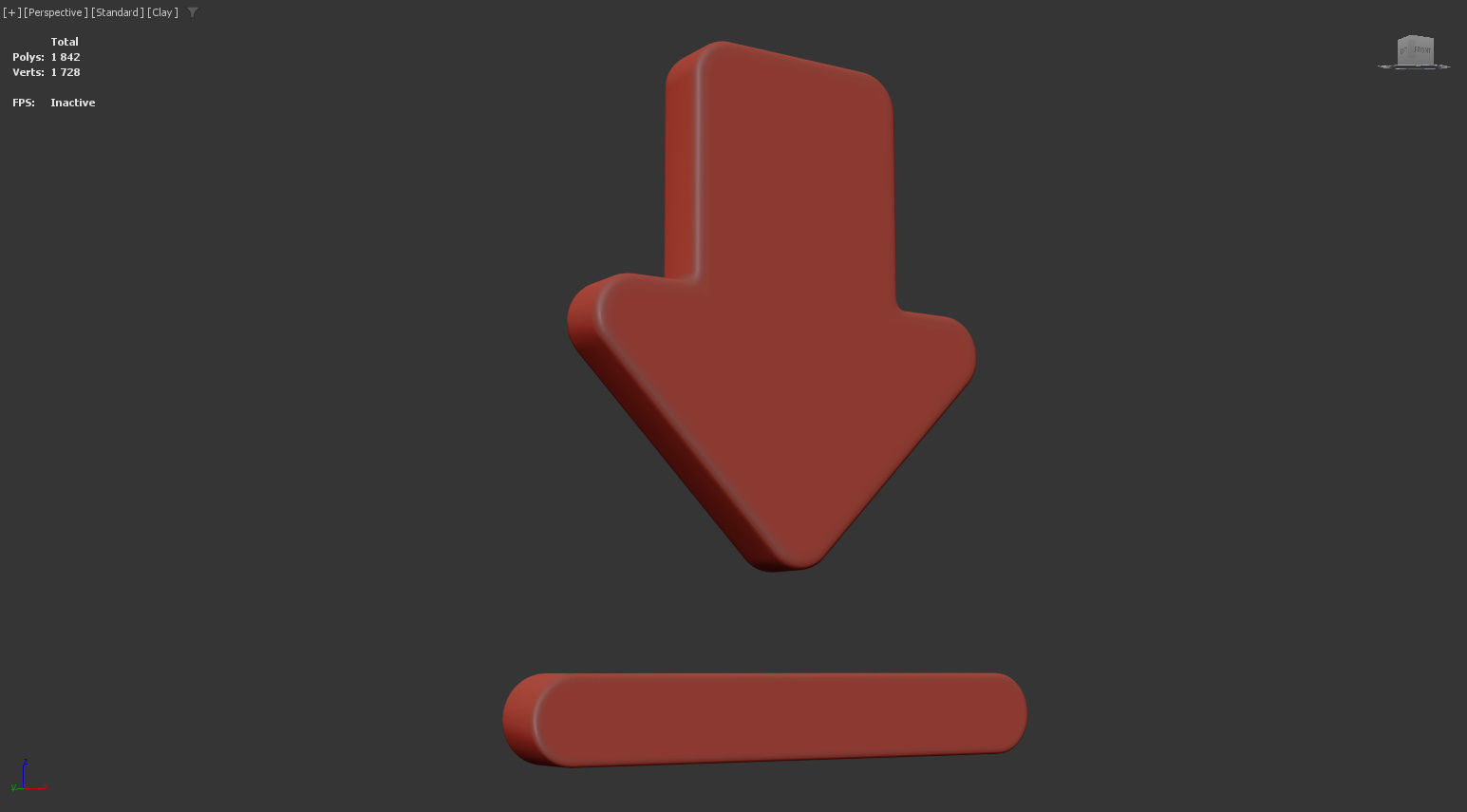 Download symbol arrow Low-poly 3D model_12
