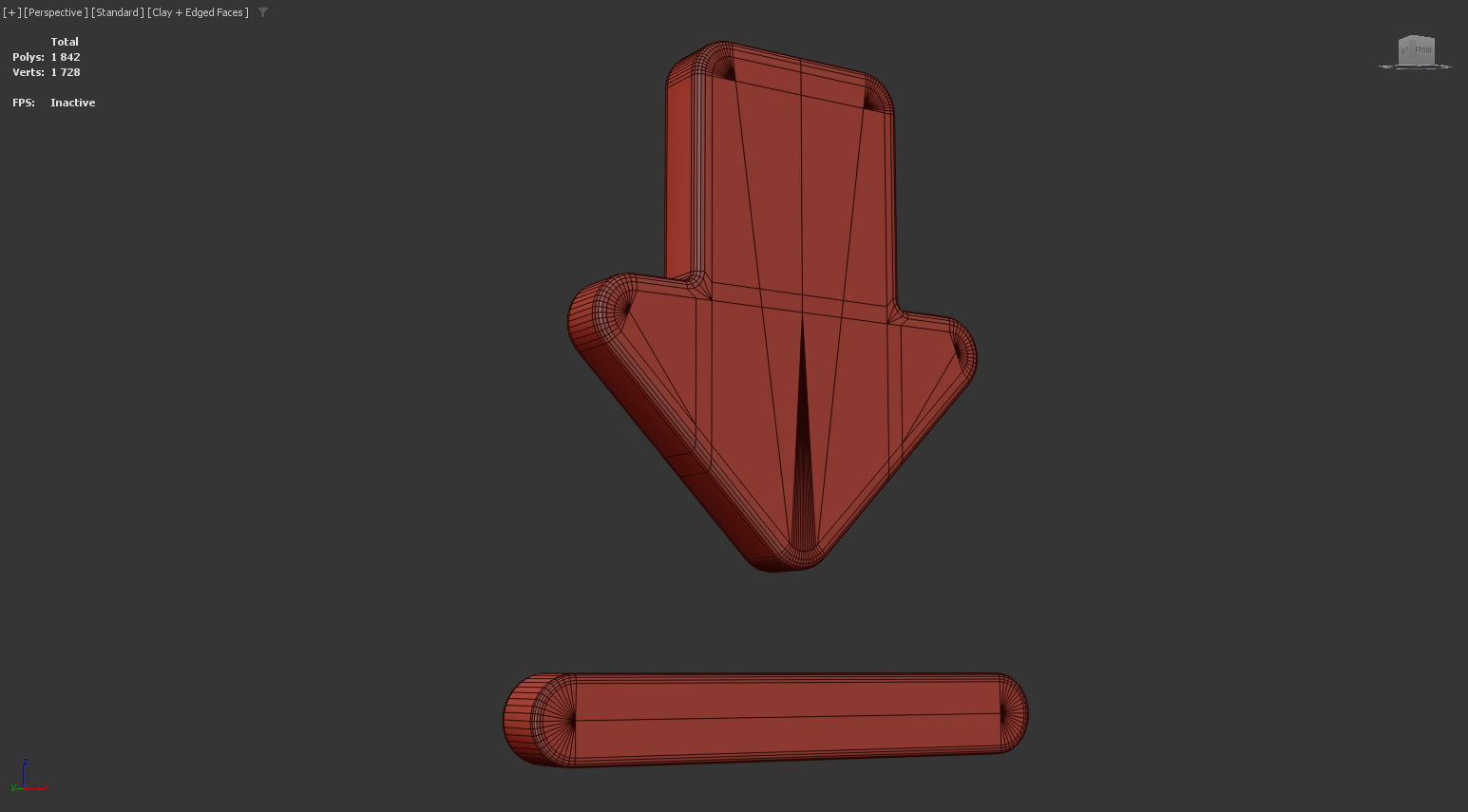 Download symbol arrow Low-poly 3D model_13