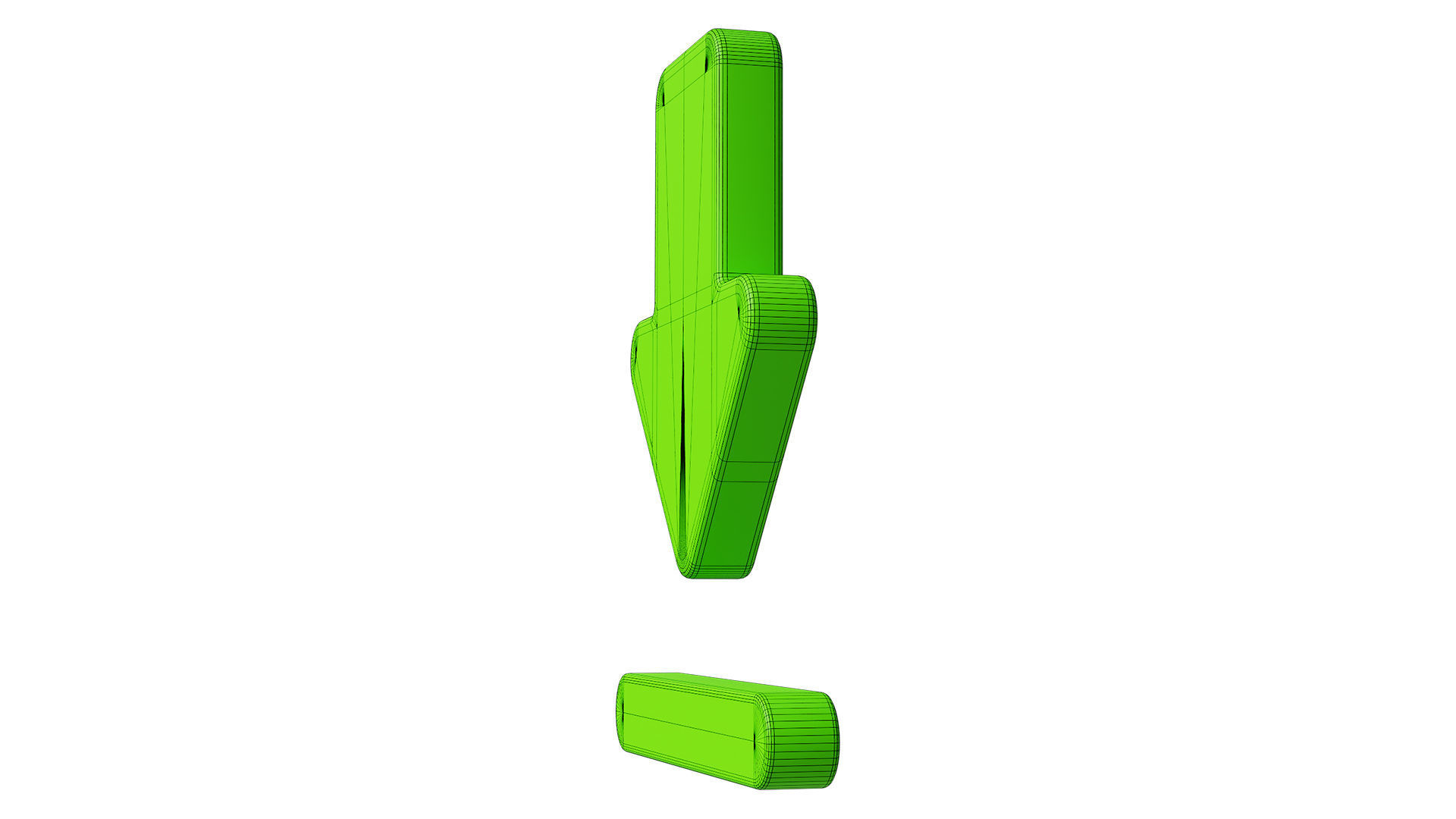 Download symbol arrow Low-poly 3D model_10