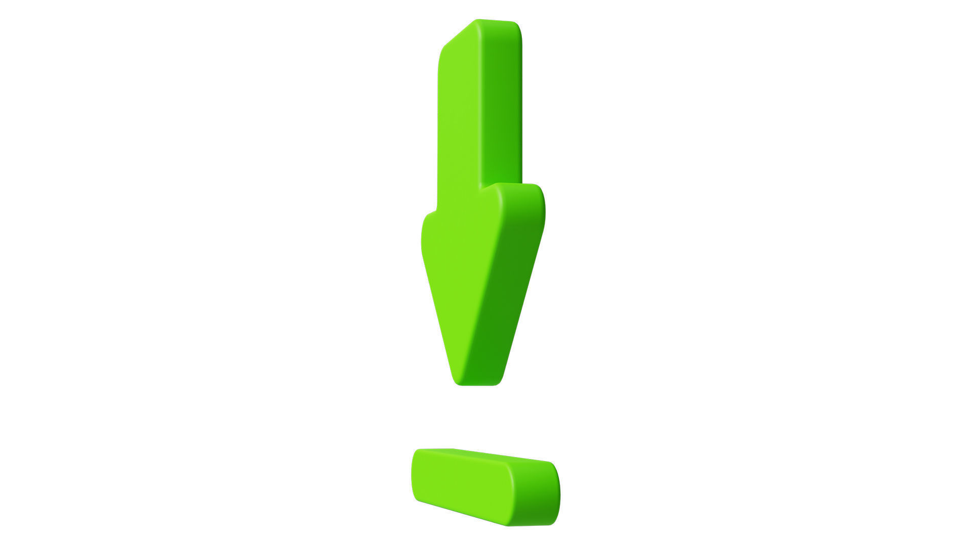 Download symbol arrow Low-poly 3D model_9