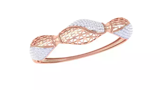 Women Bangles 3dm STL OBJ FBX Renders details