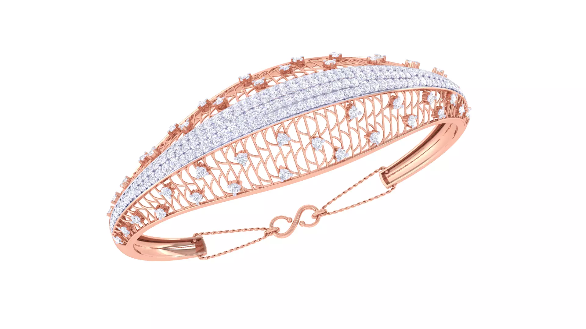 Women Bangles 3dm STL OBJ FBX Renders details 3D print model_0