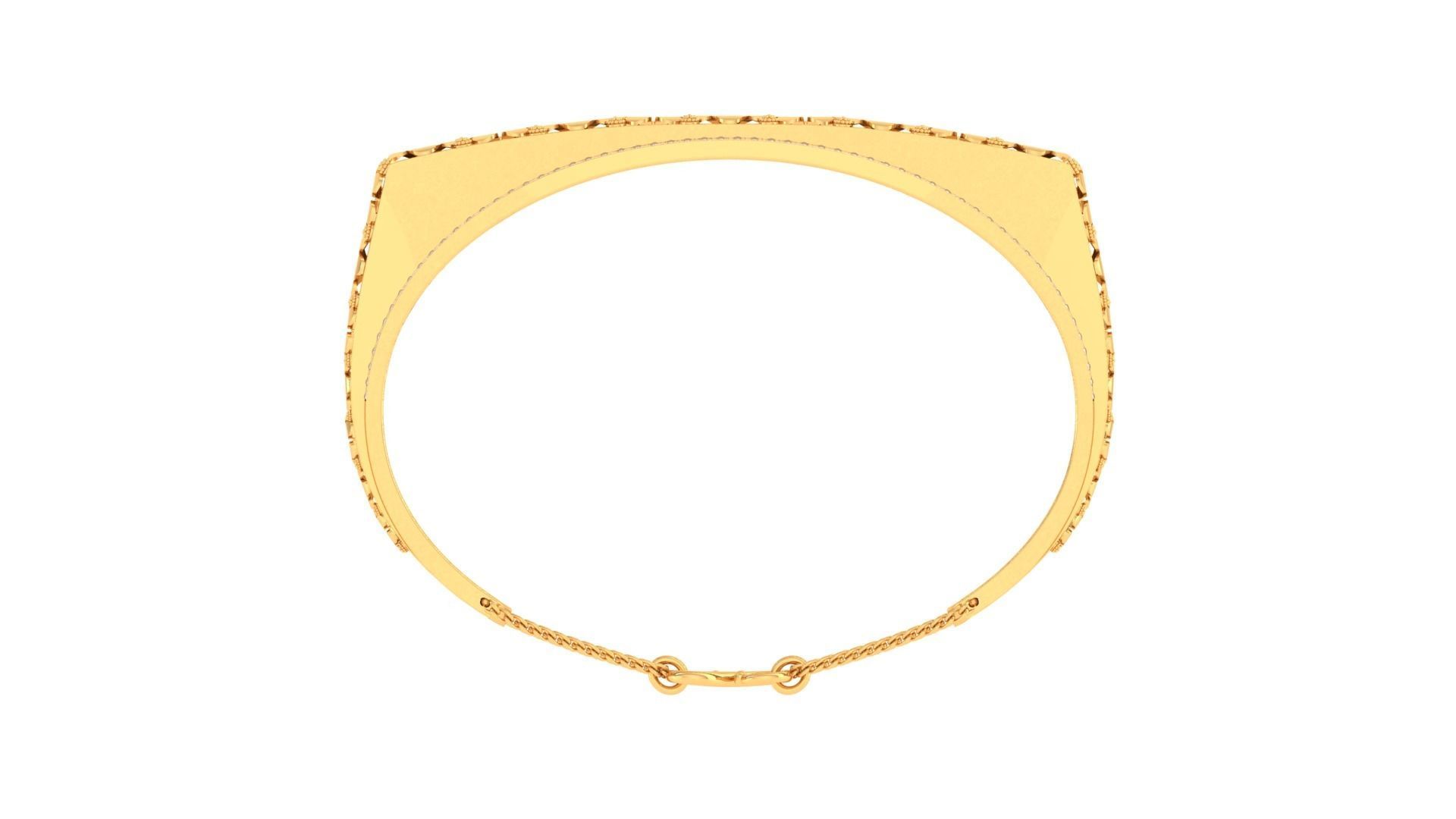 Women Bangles 3dm STL OBJ FBX Renders details 3D print model_3