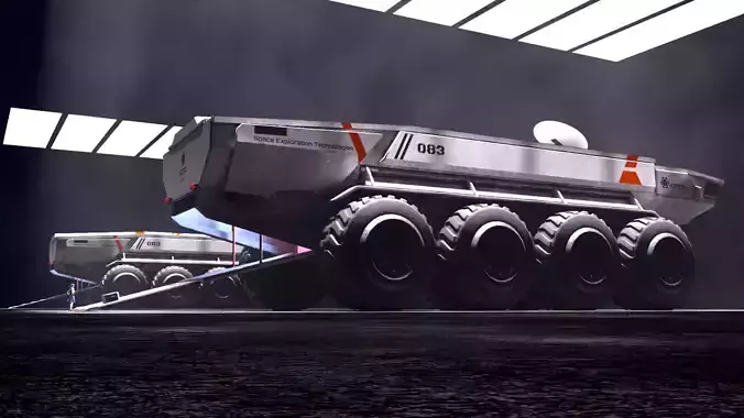 Space Truck 3D model