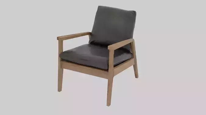 Armchair leather chair