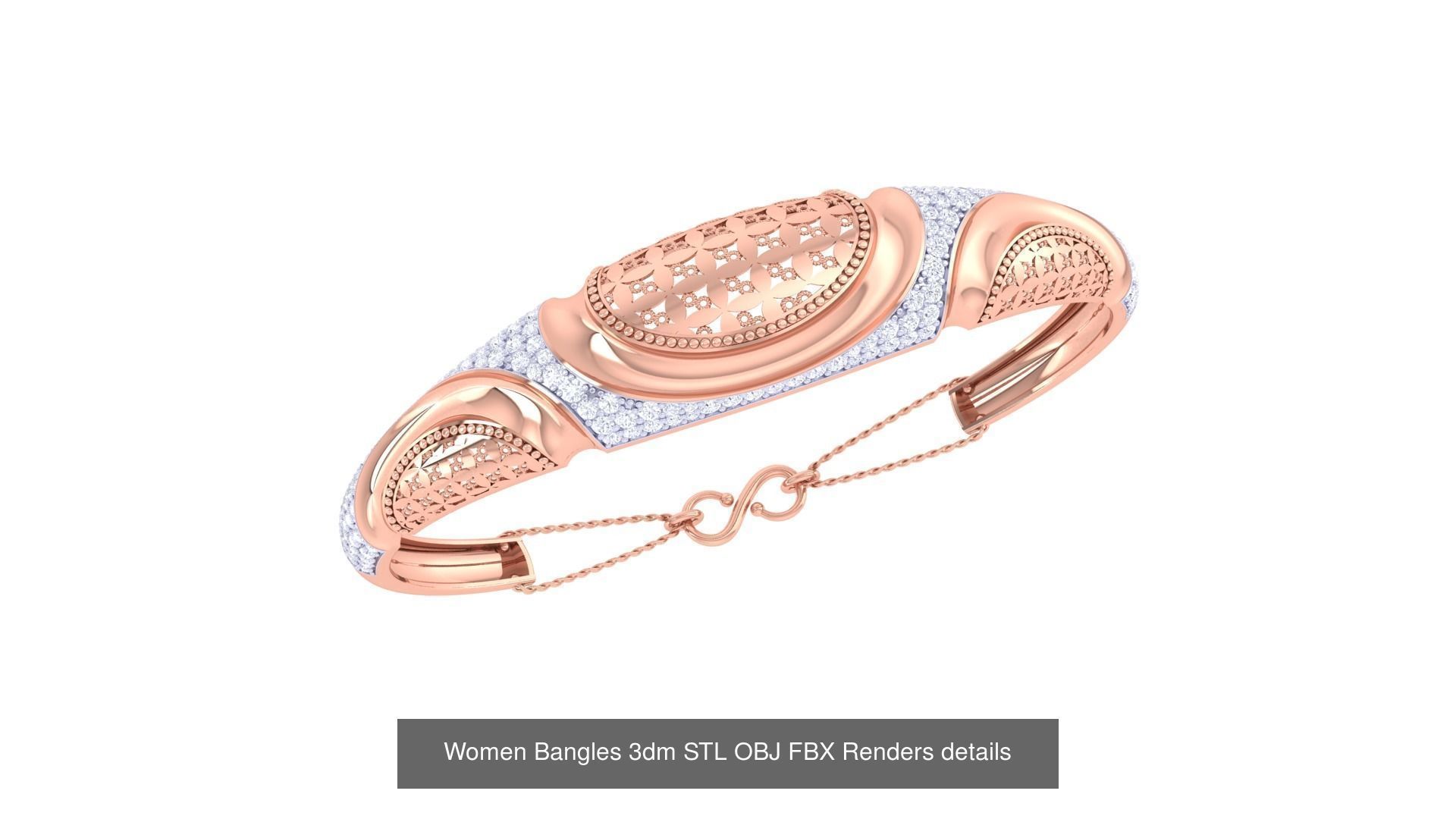49 Women Bangles 3dm STL OBJ FBX Renders details Collection _53