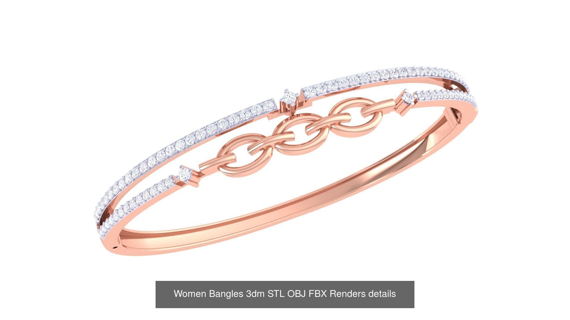 49 Women Bangles 3dm STL OBJ FBX Renders details Collection _25