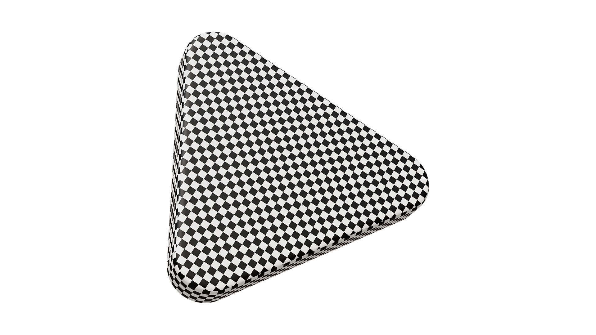 Play button Low-poly 3D model_2