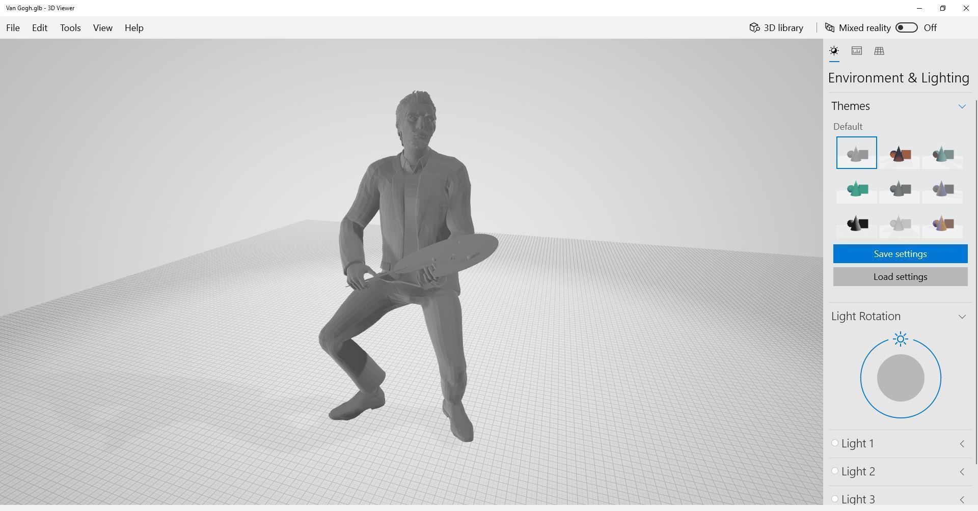 van Gogh High quality character full Rigged and Animated 3D model_8