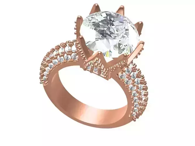 Exclusive 8 leaf Head Wedding Ring for Women