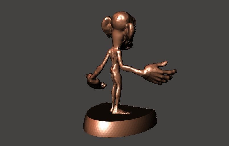 The cortical sensory Homunculus  3D print model_1