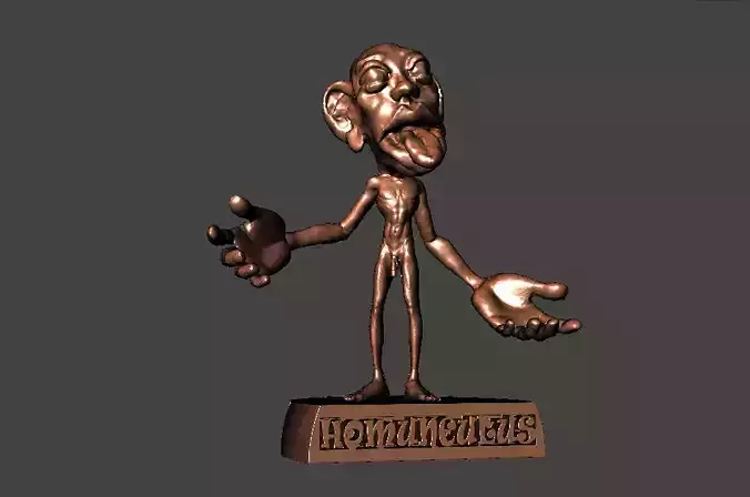 The cortical sensory Homunculus  3D print model
