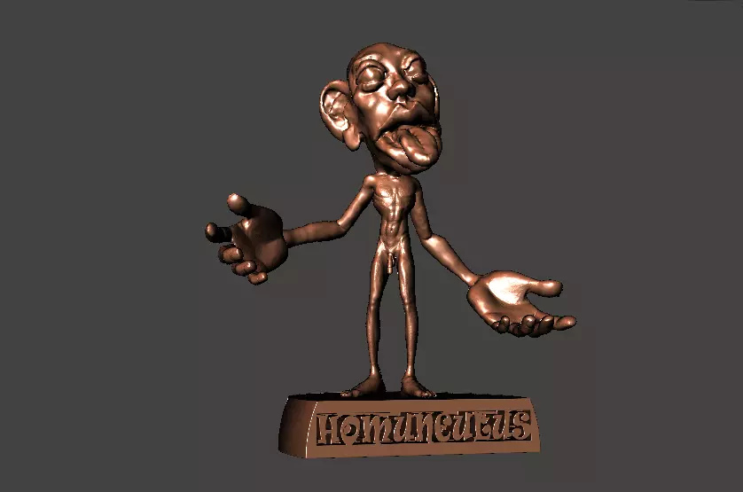 The cortical sensory Homunculus  3D print model_0