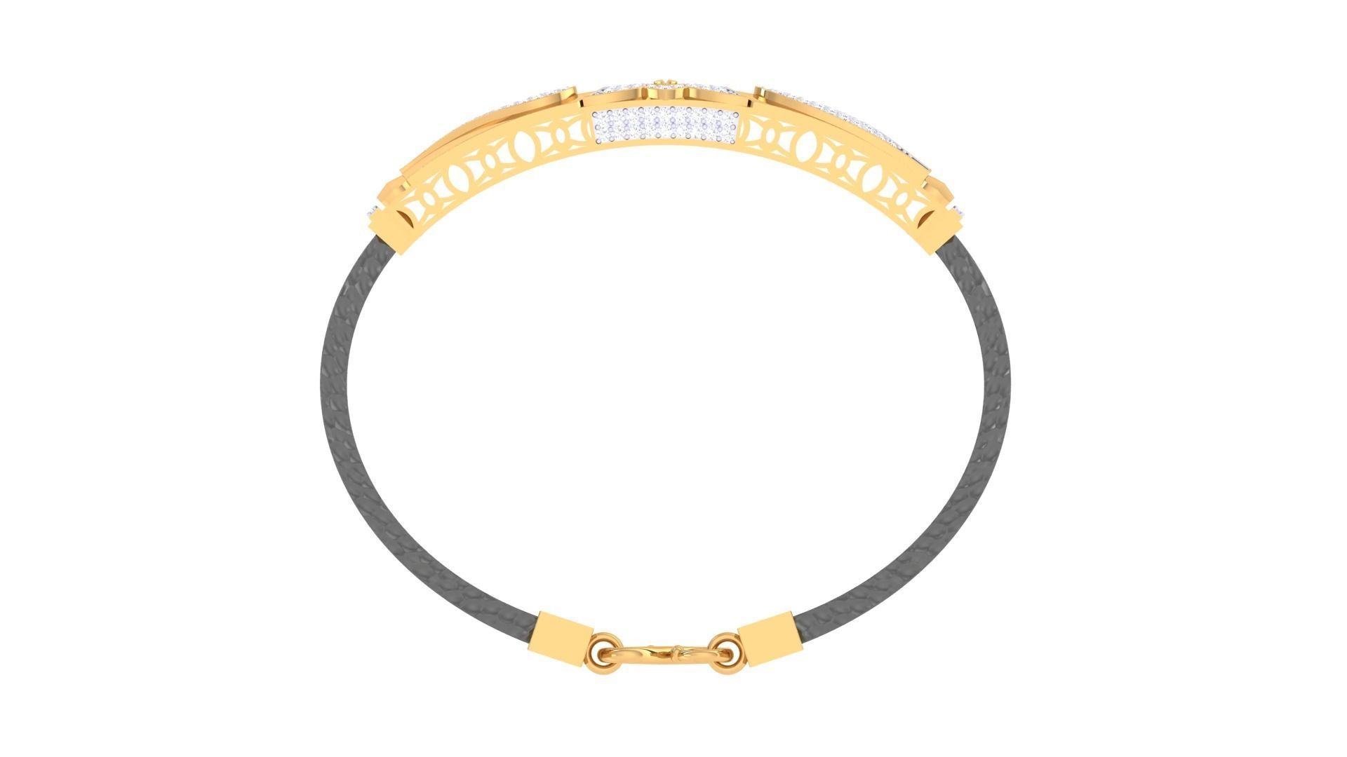 Braslet 3dm STL OBJ FBX Renders Details rose gold bracelet wi... 3D print model_4