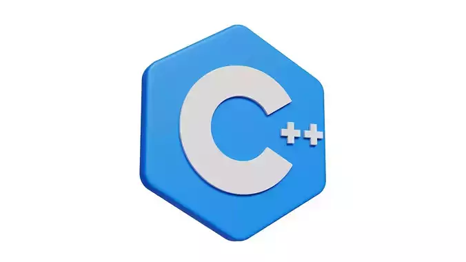 Programming language 3D model