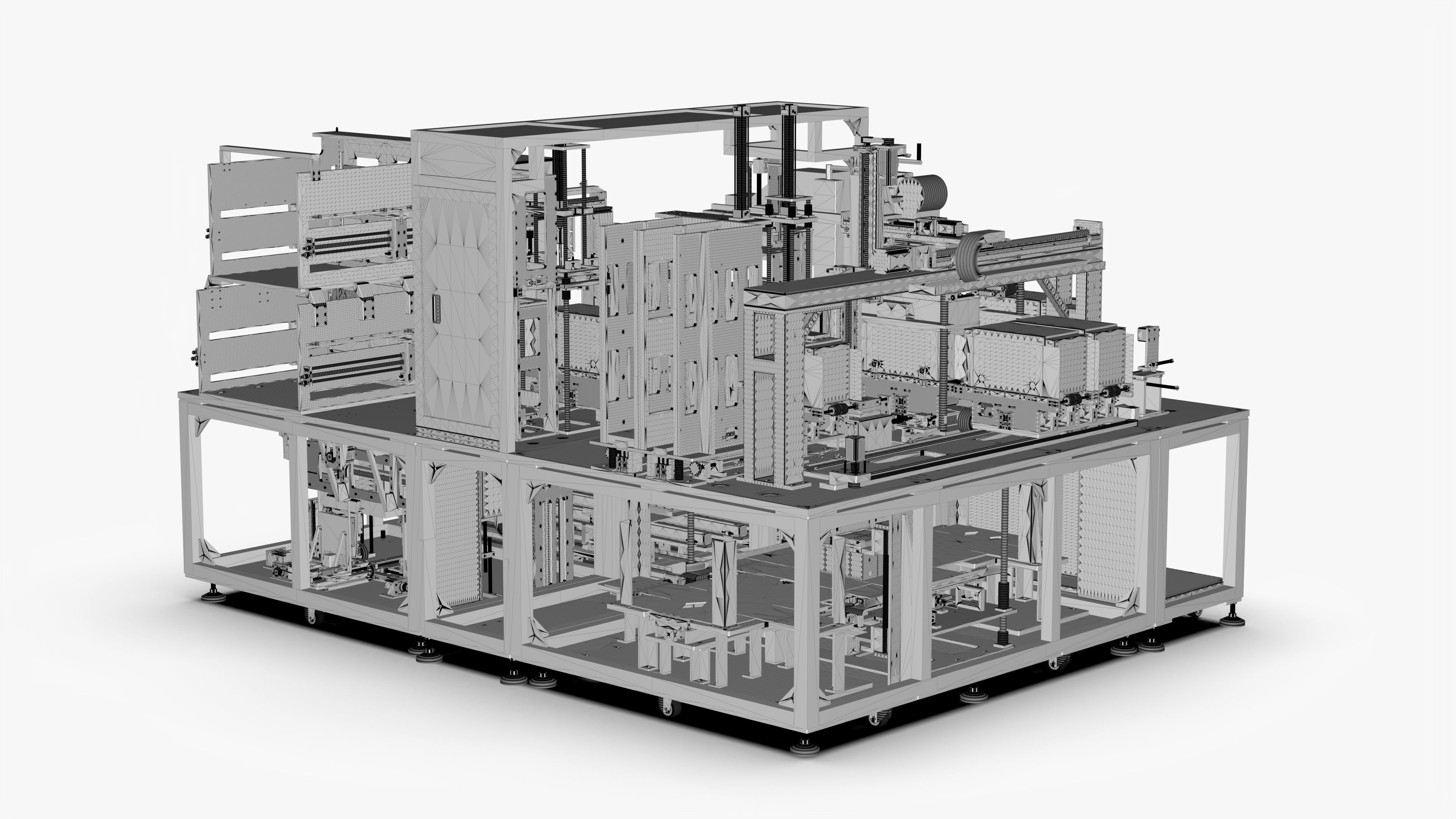 Automatic Carton Packing Machine 3D model_16