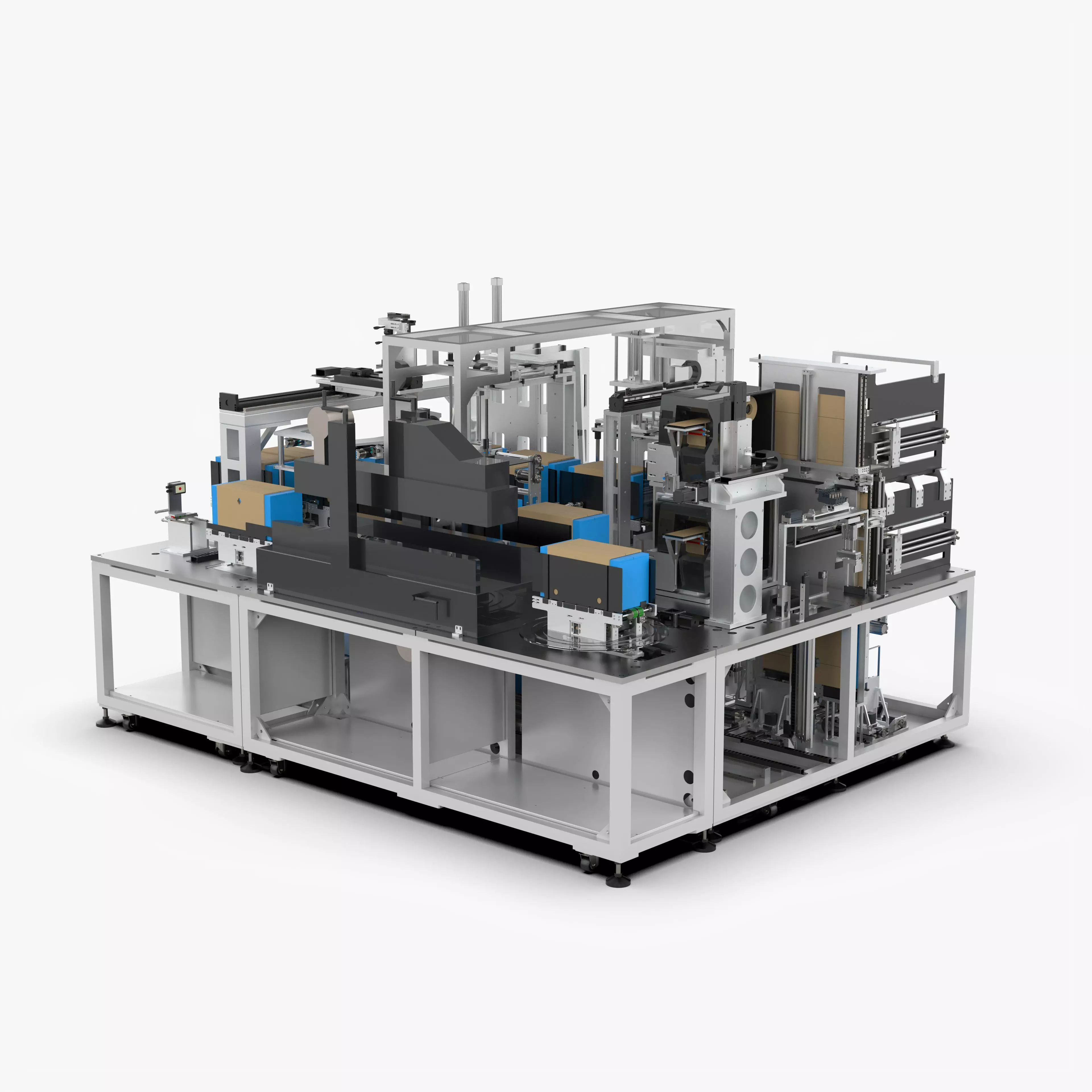Automatic Carton Packing Machine 3D model_0