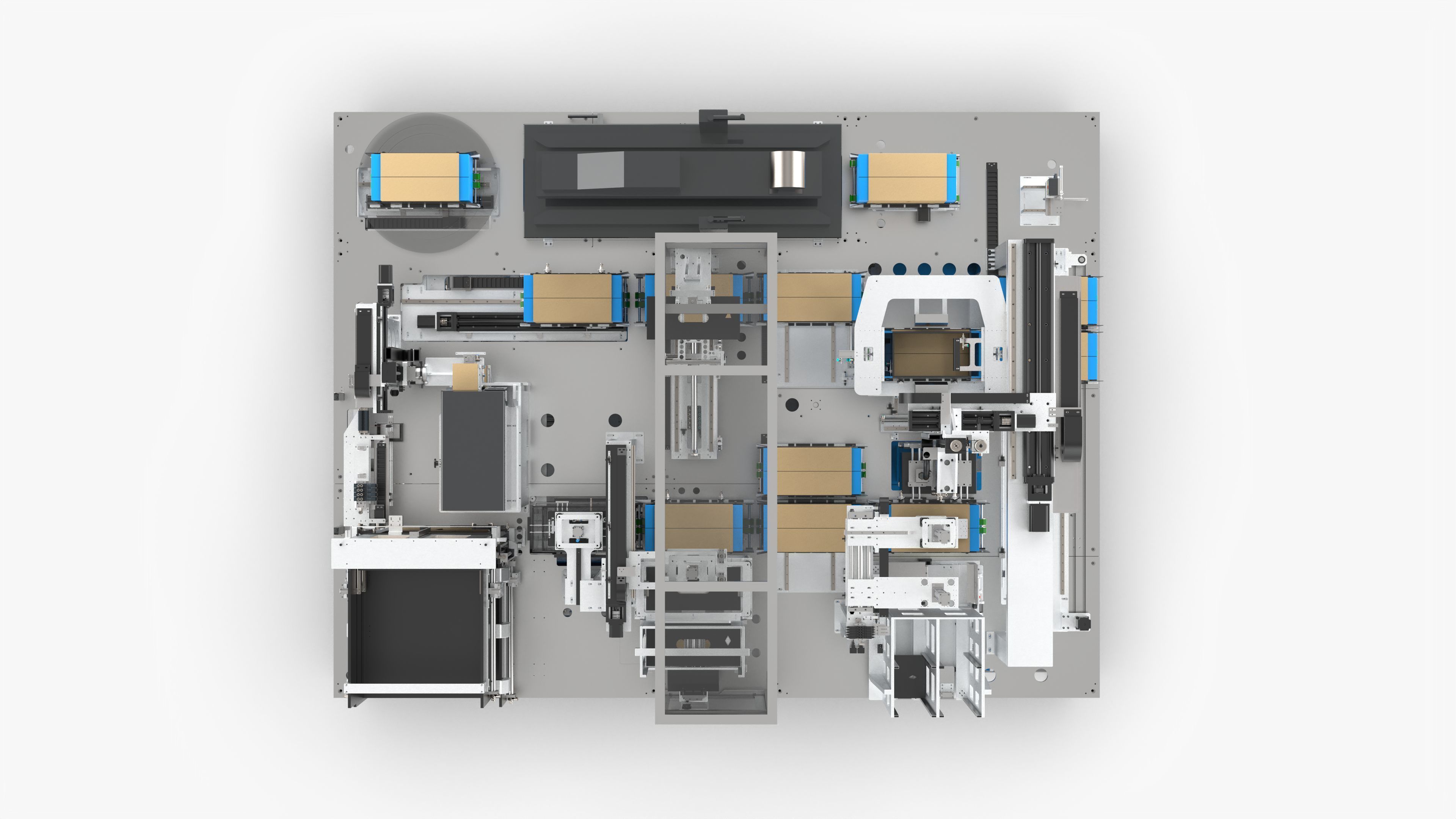 Automatic Carton Packing Machine 3D model_9