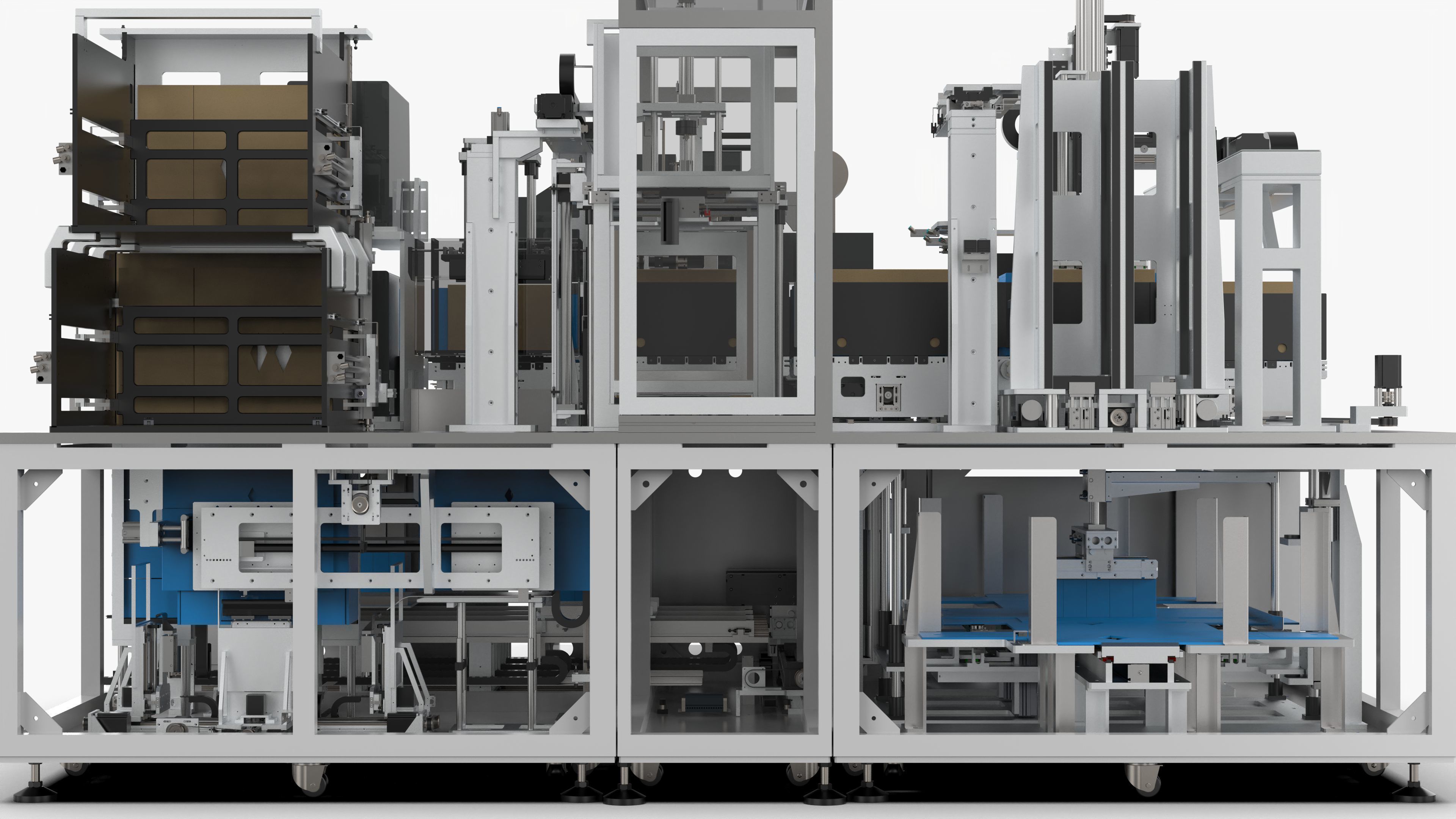 Automatic Carton Packing Machine 3D model_14