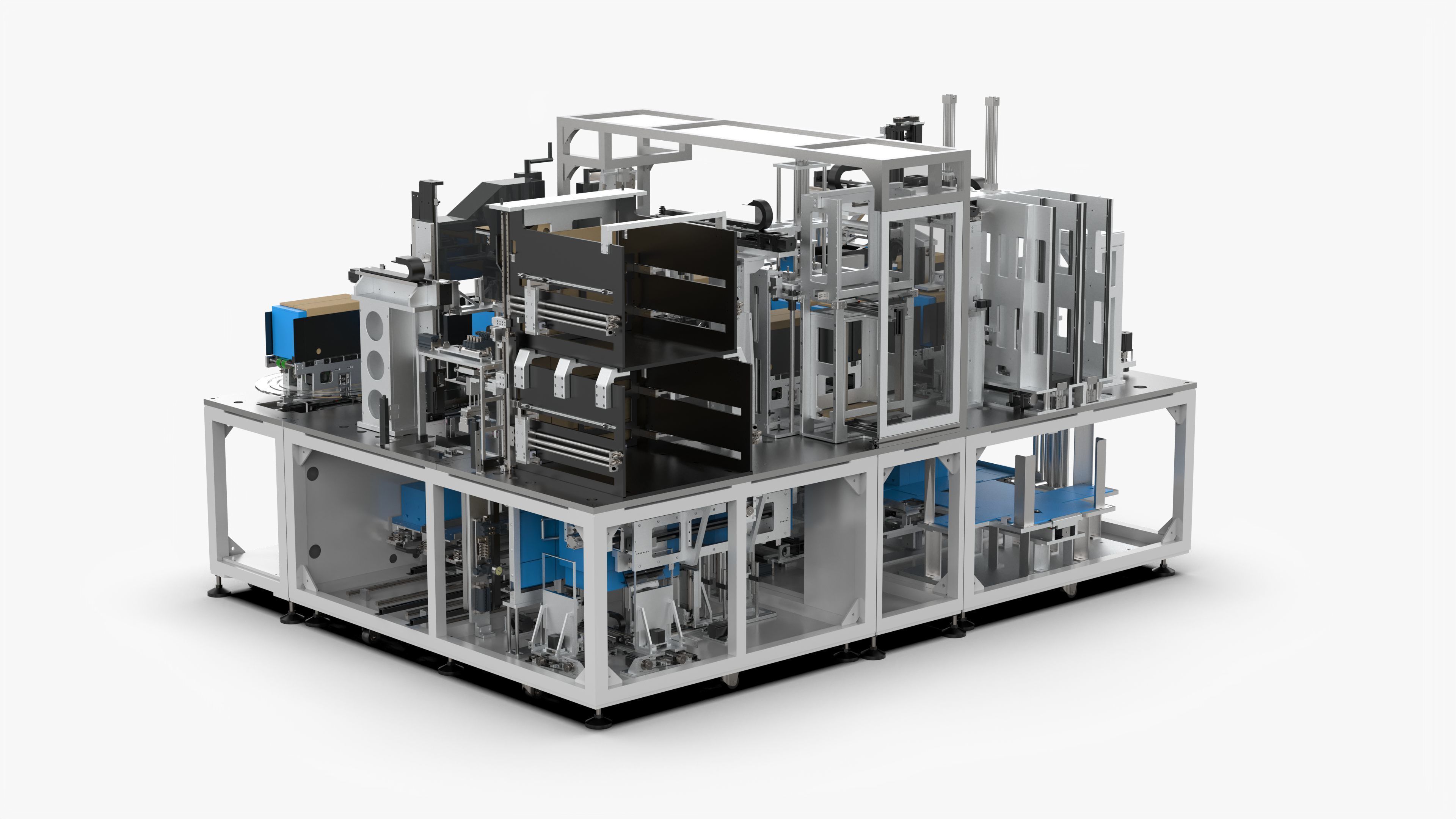 Automatic Carton Packing Machine 3D model_4