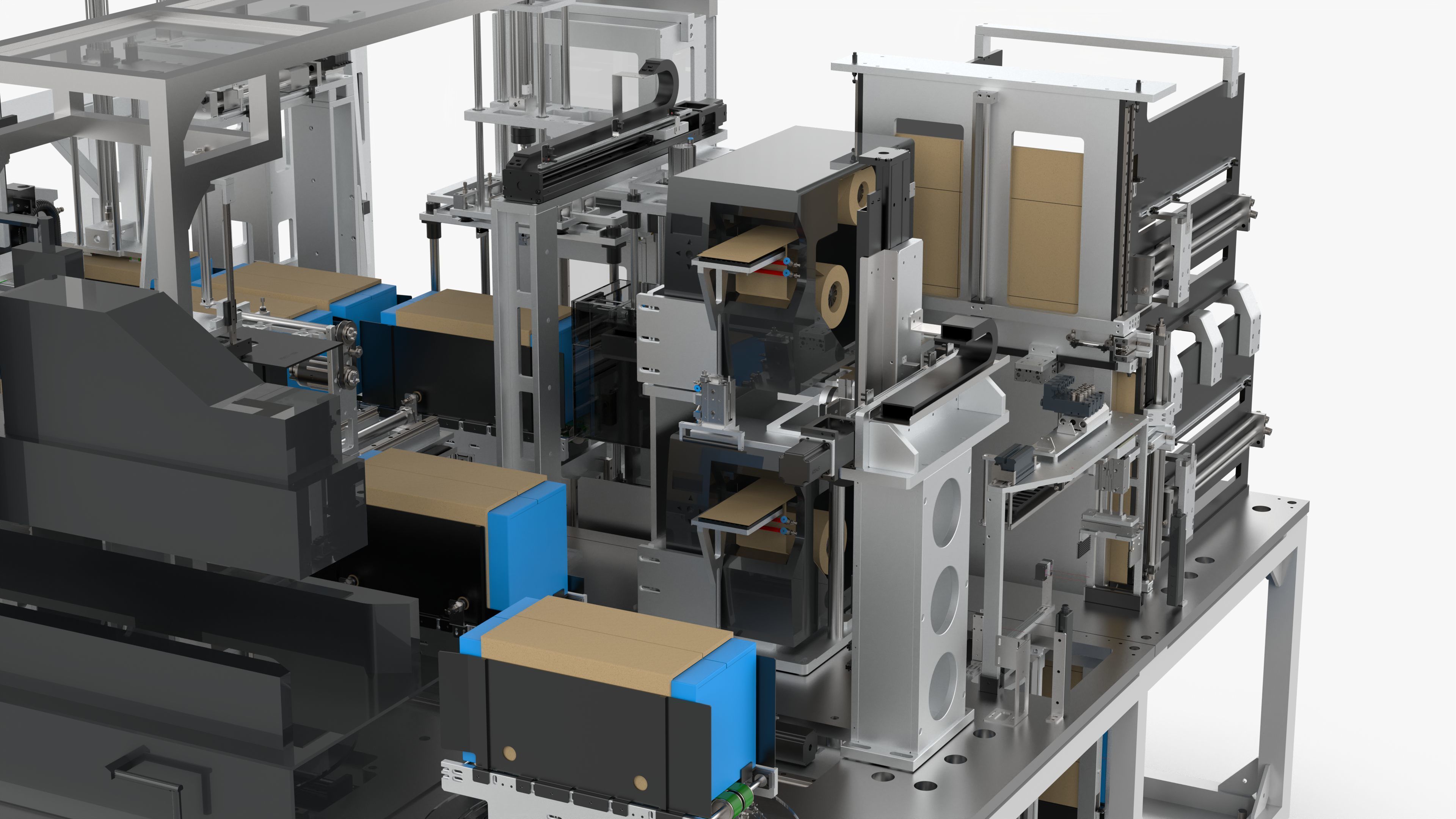 Automatic Carton Packing Machine 3D model_12